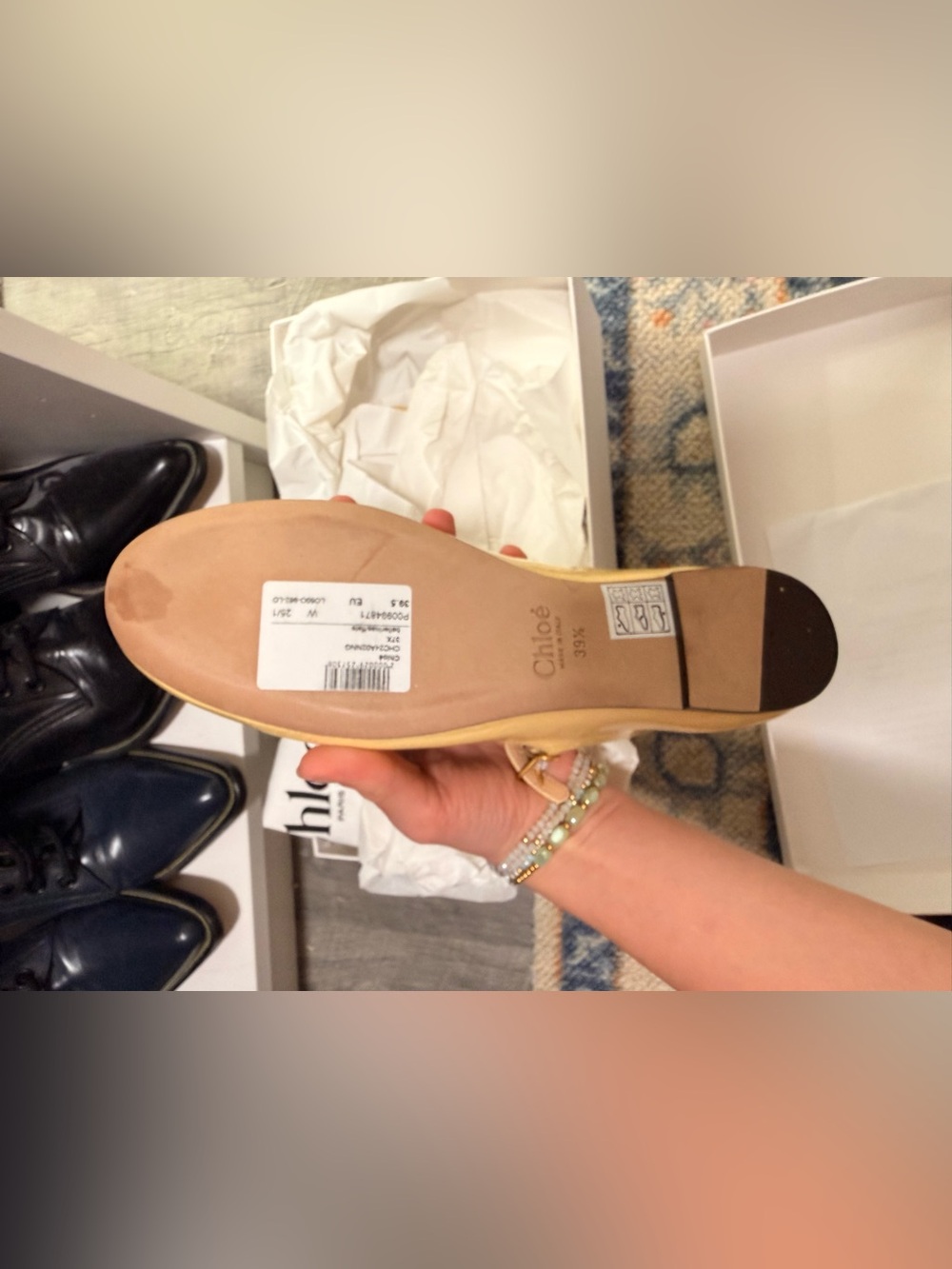 ✨ NWT CHLOE Marcie patent leather Mary Jane flats $ 750 - Picture 9 of 14